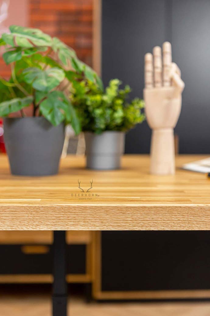 Table de conférence réglable en hauteur pour le travail 250×100 cm