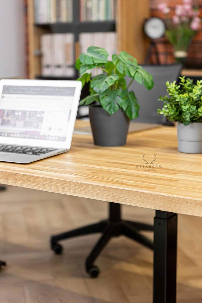 Table de conférence réglable en hauteur pour le travail 250×100 cm