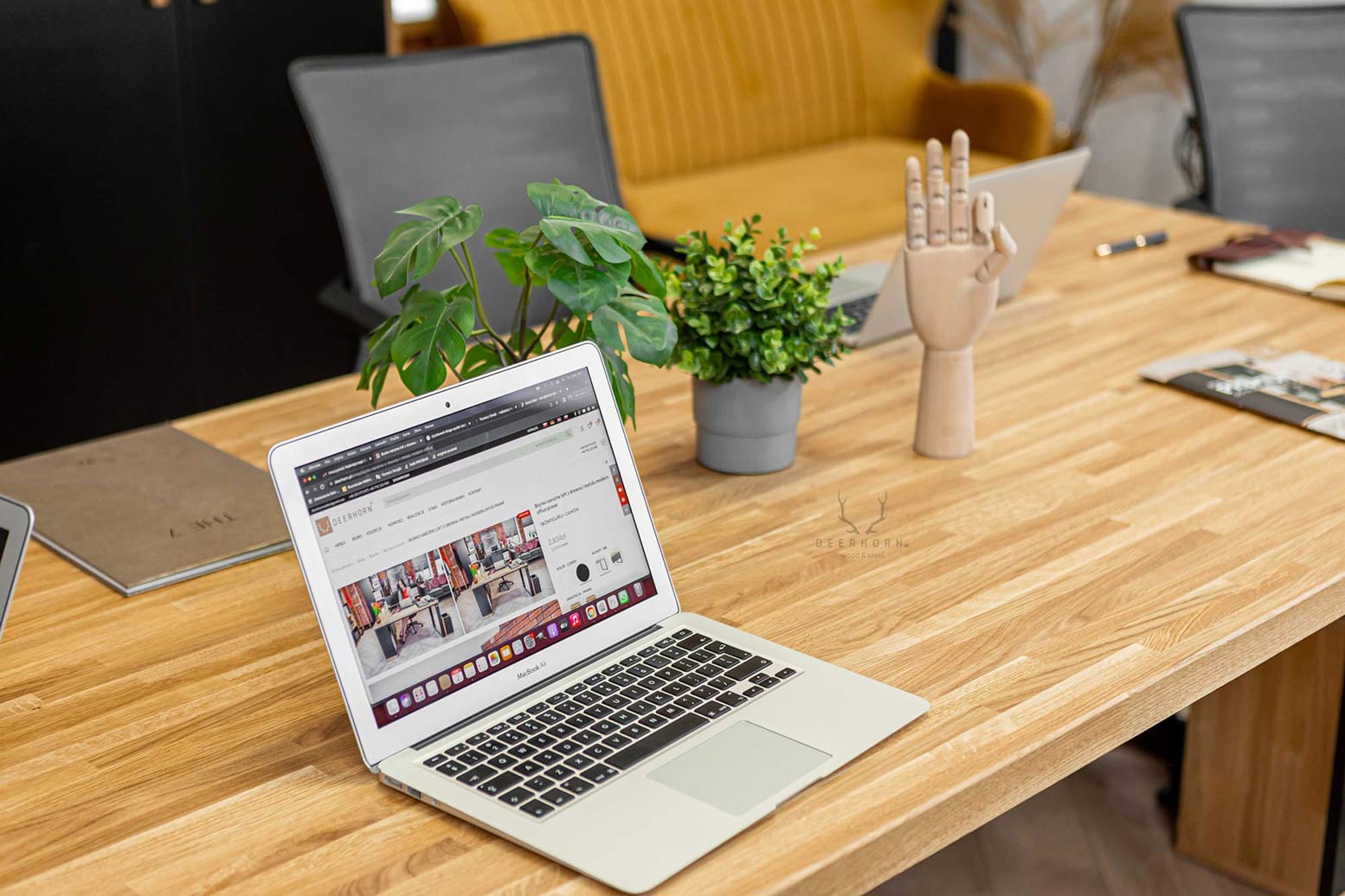 Table de conférence réglable en hauteur pour le travail 250×100 cm