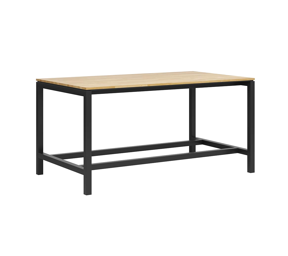 Table rectangulaire pour bureau et salle à manger de style contemporain