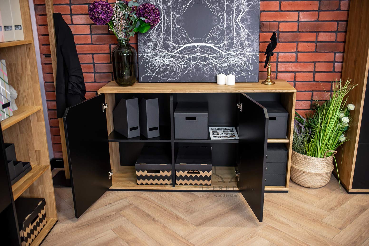 Commode de bureau blanche - Collection Active