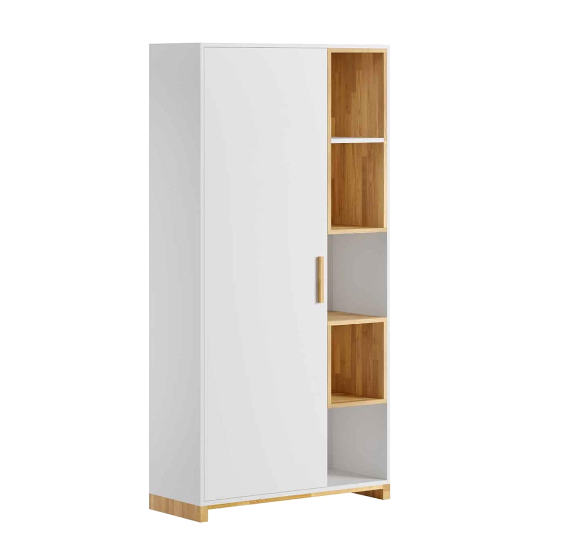 Classeur de bureau à une porte de la collection Modern Office, blanc