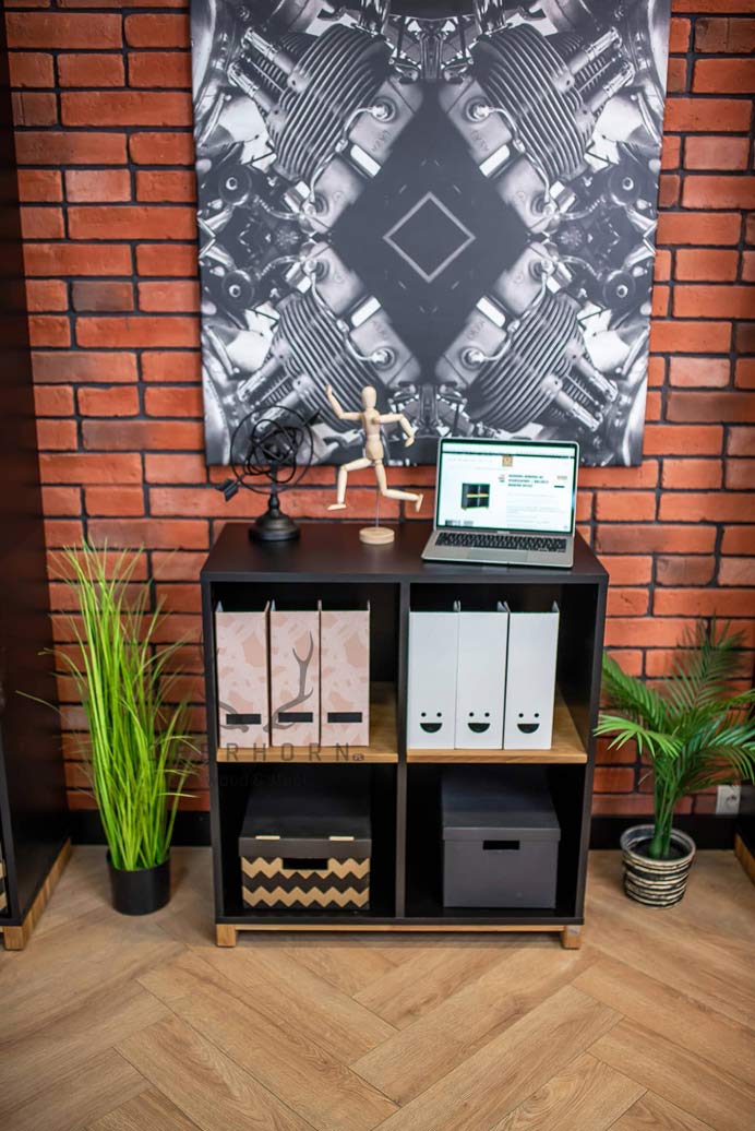 Classeur de bureau de la collection Modern Office blanc