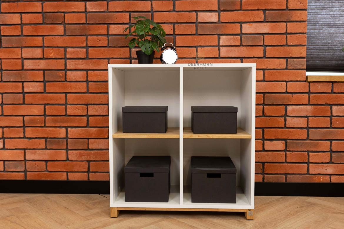 Classeur de bureau blanc de la collection Modern Office