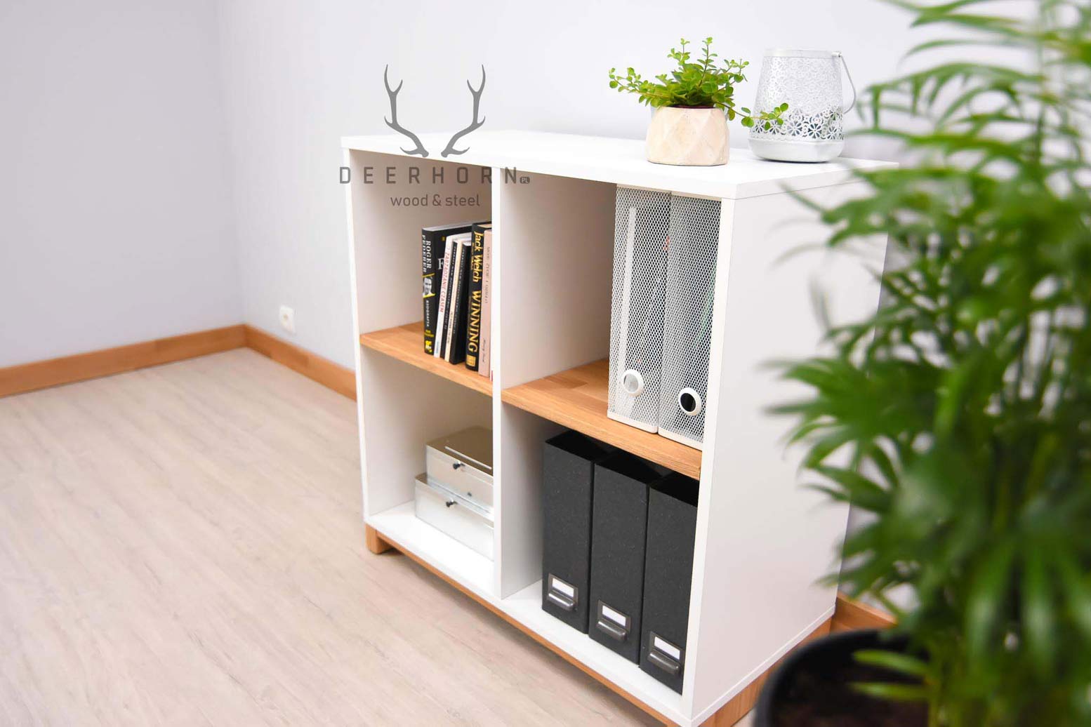 Classeur de bureau blanc de la collection Modern Office