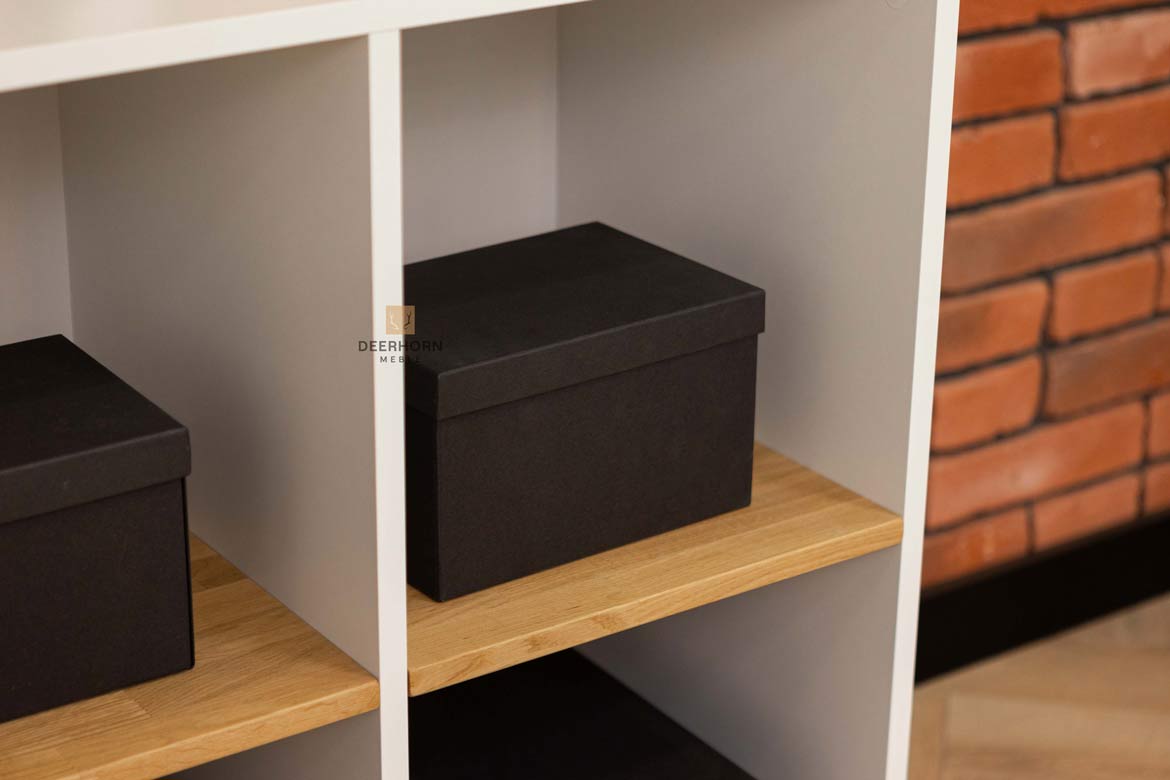 Classeur de bureau blanc de la collection Modern Office