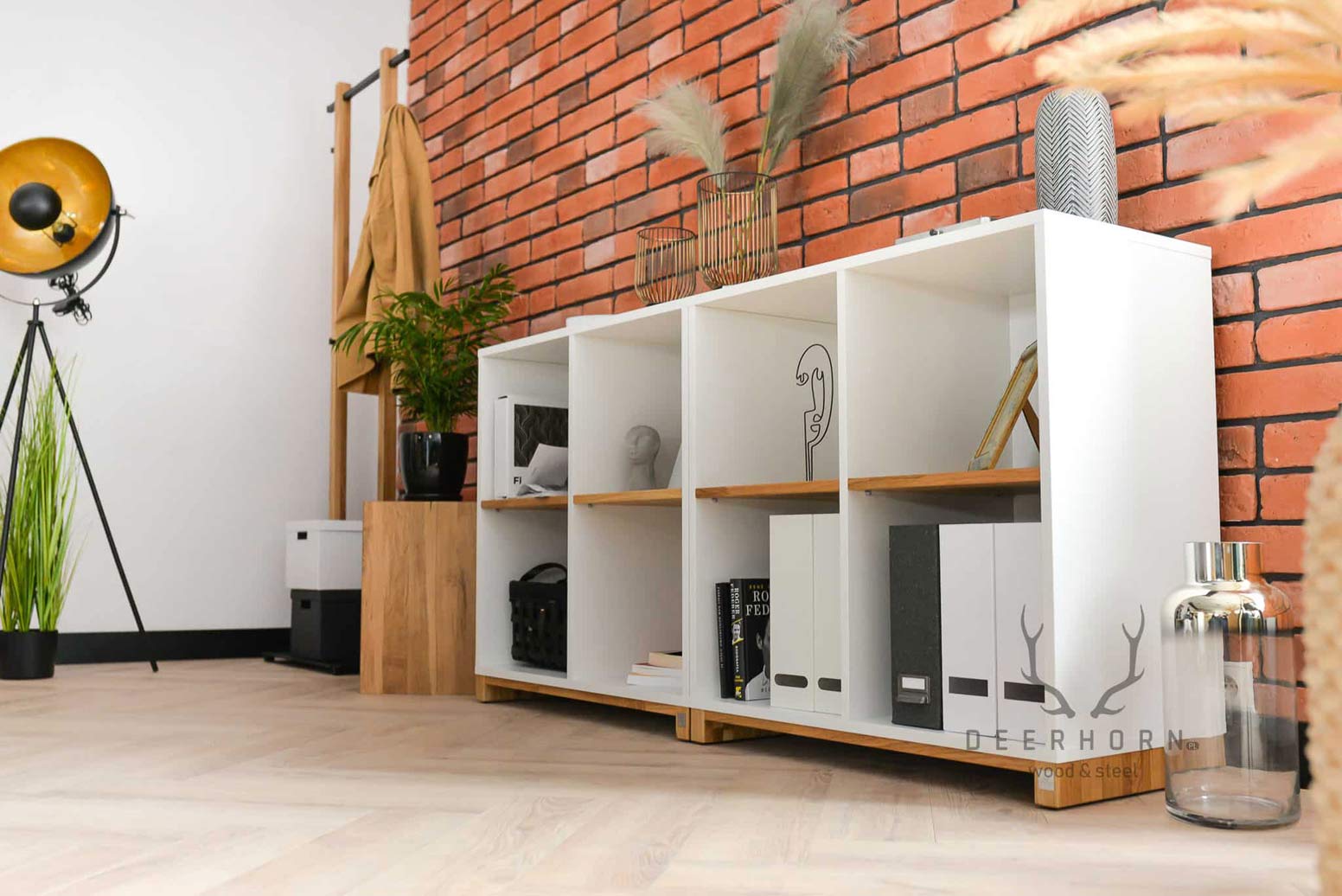 Classeur de bureau blanc de la collection Modern Office