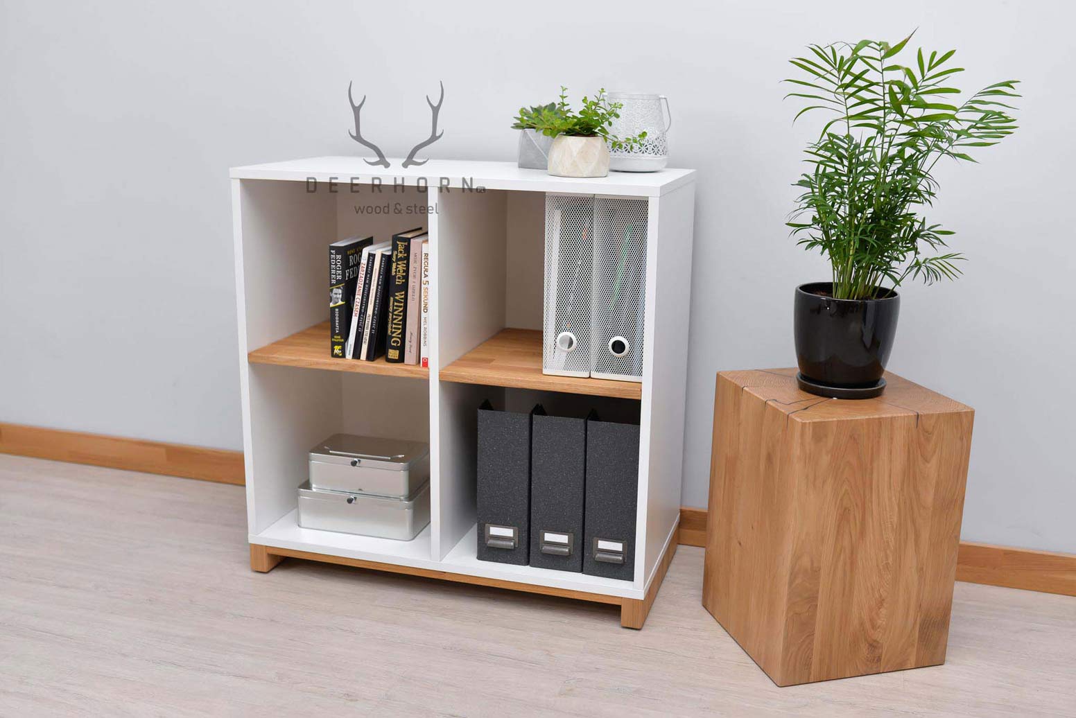 Classeur de bureau blanc de la collection Modern Office