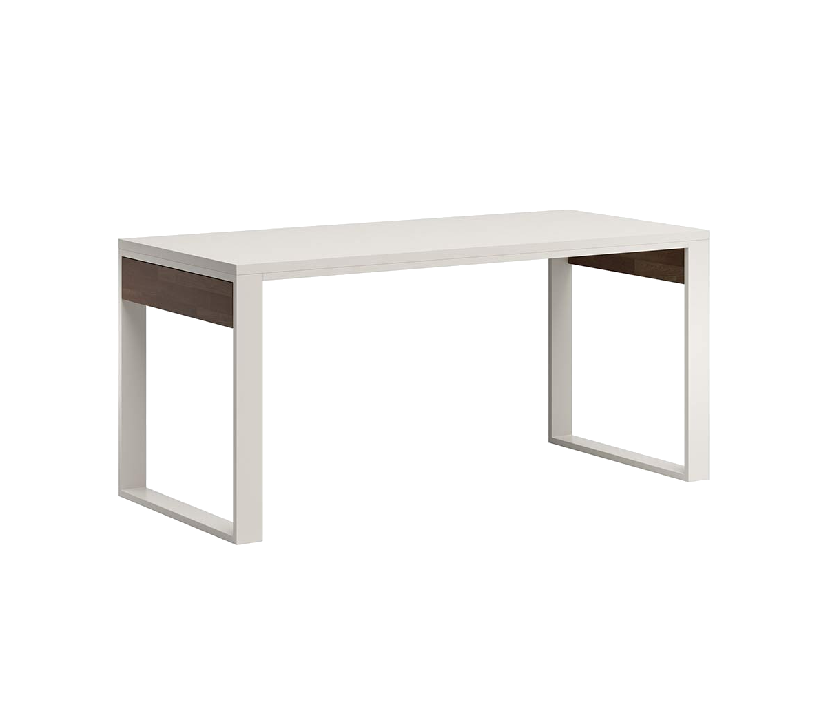 Bureau avec plateau en carton, lumière 160