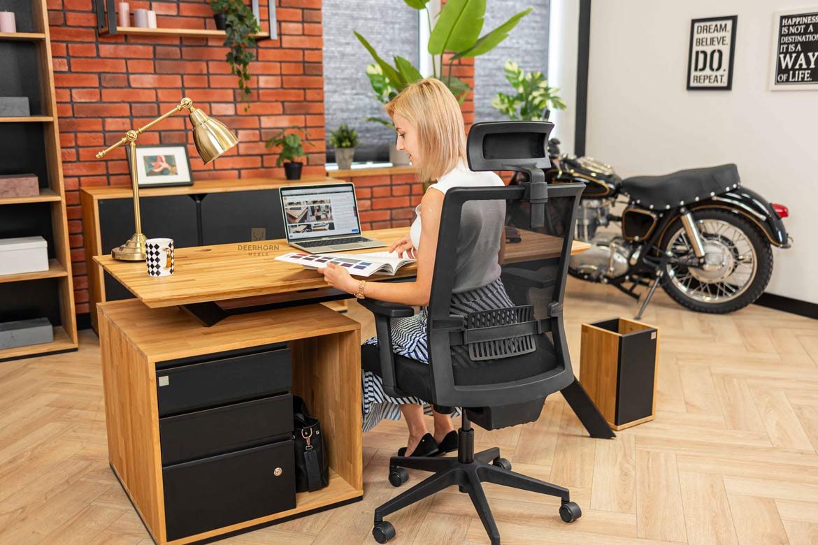 Bureau pour espace de bureau "Future active" court