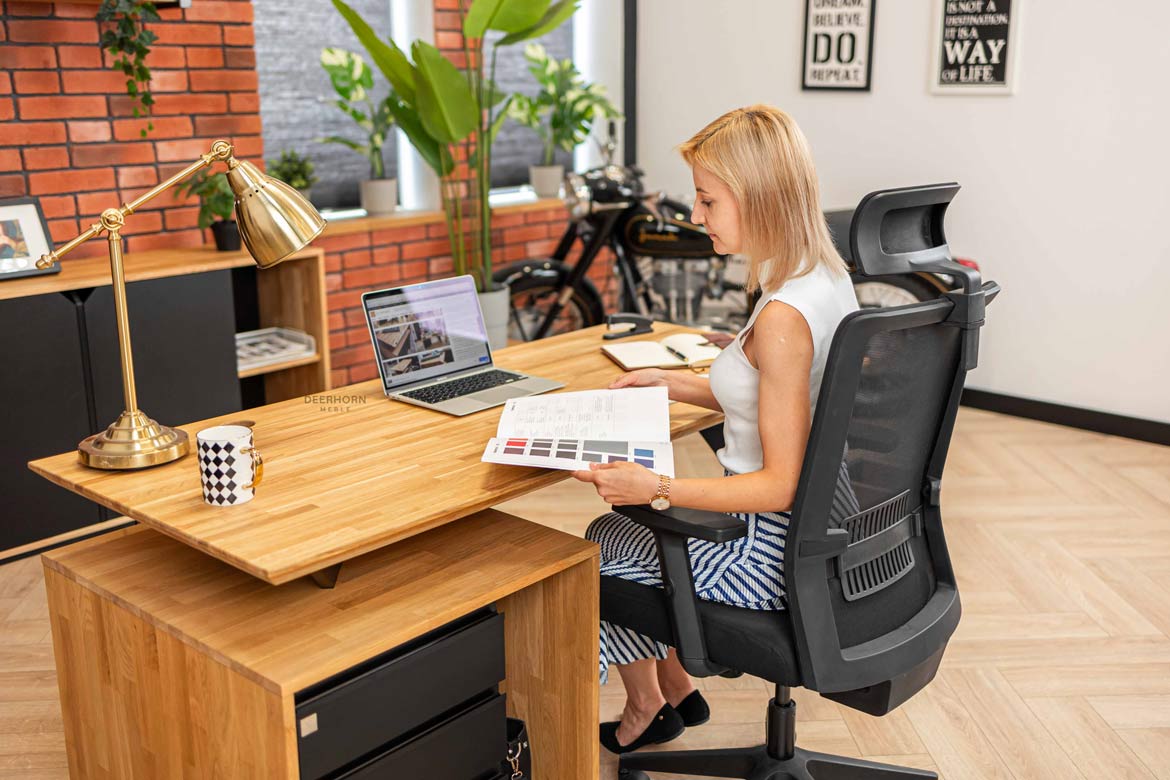 Bureau pour espace de bureau "Future active" court