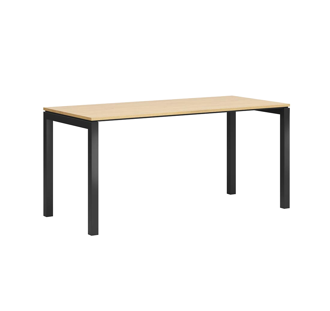 Chefschreibtisch mit Holzmaserung für ein modernes Büro
