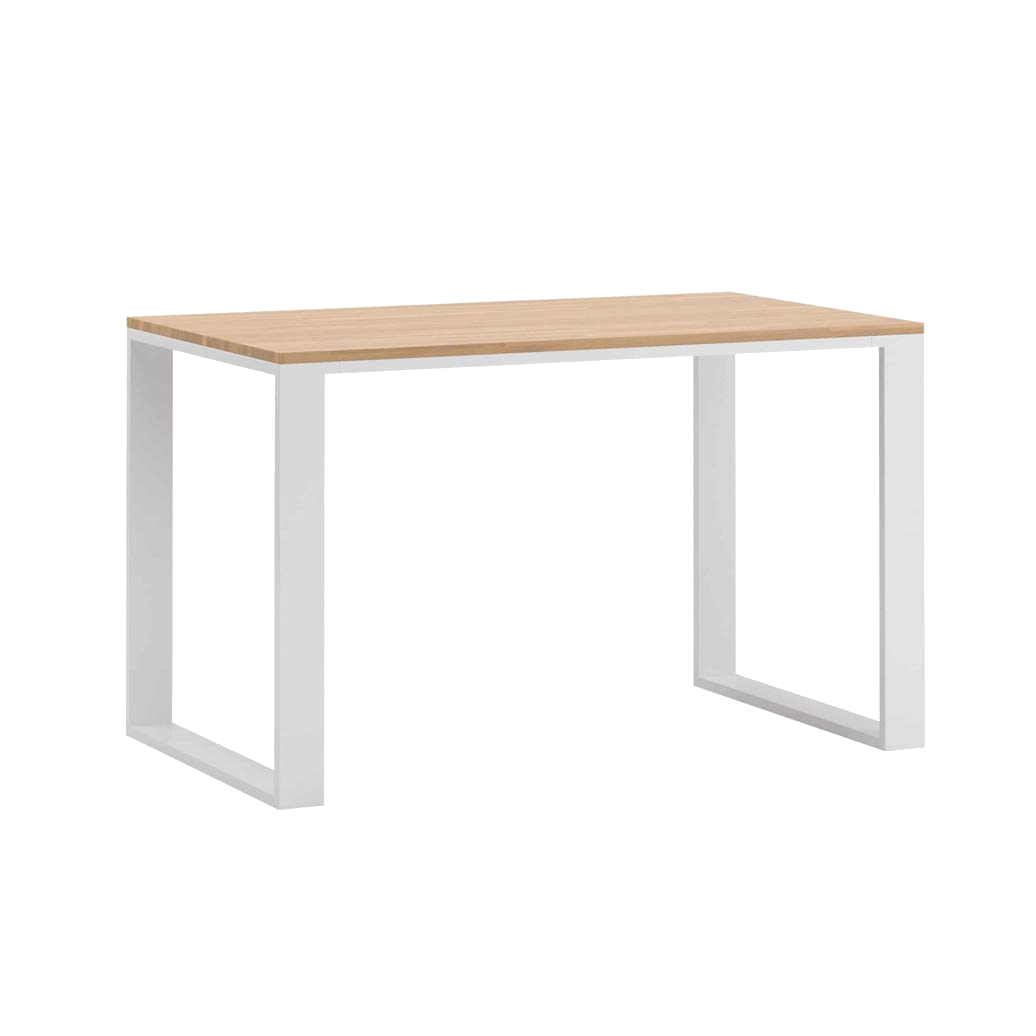 Gerader Schreibtisch mit Holzplatte für Jugendzimmer