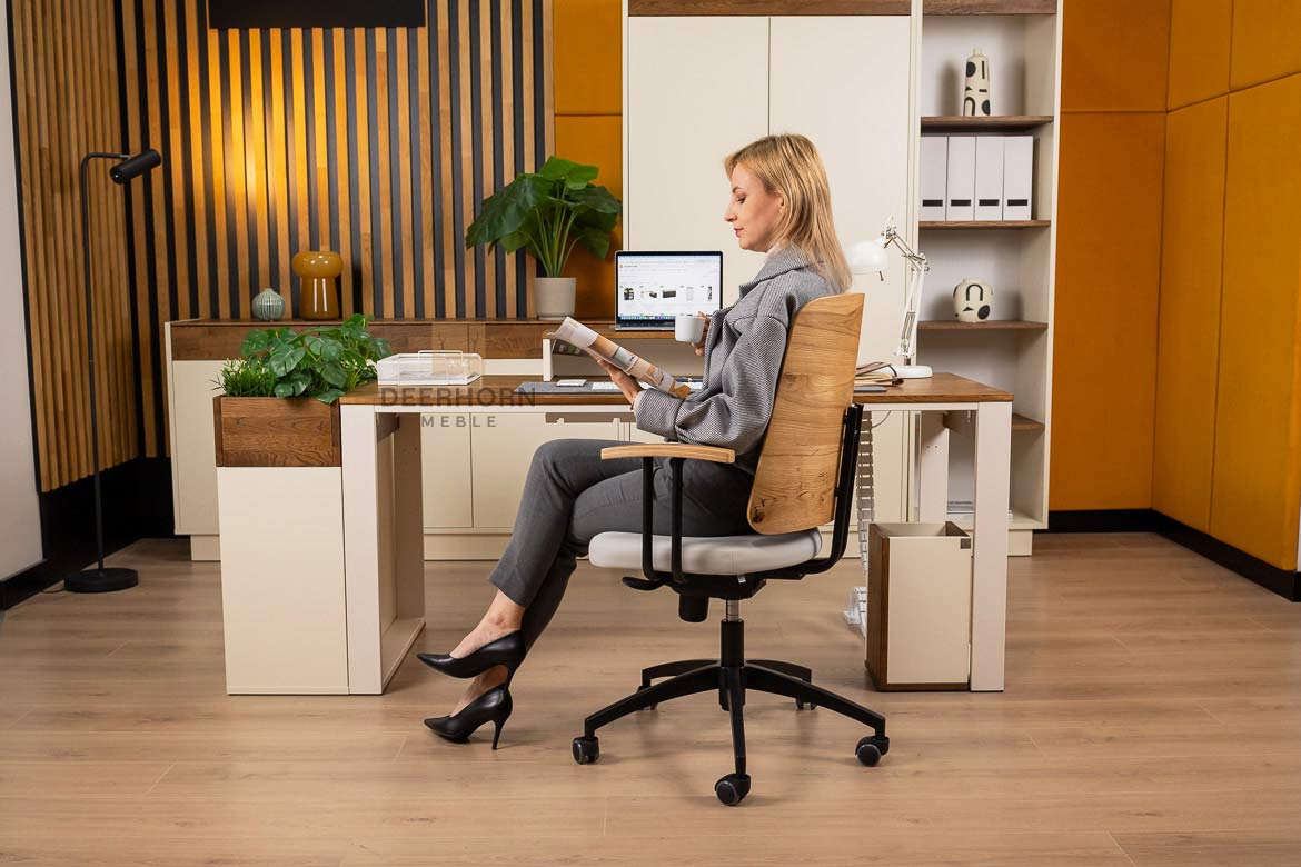 Bürotisch, Eiche