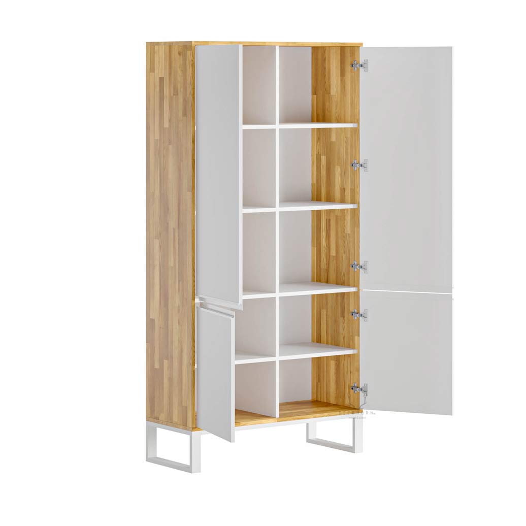 Weißer Büroschrank Loft Office Plus
