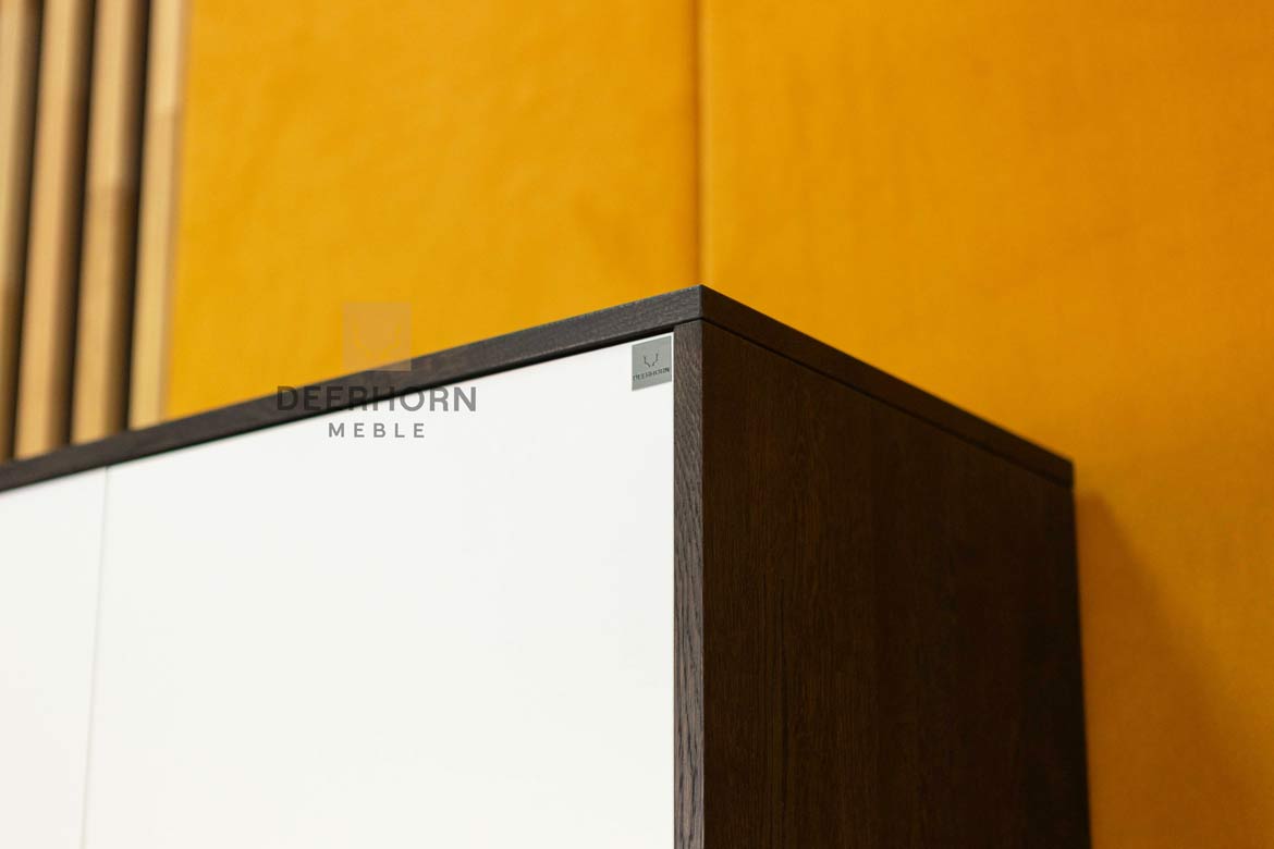 Loft Office Plus abschließbarer Büroschrank aus Ebenholz