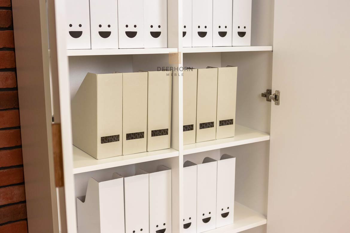 Moderner zweitüriger Kleiderschrank Workplace weiß