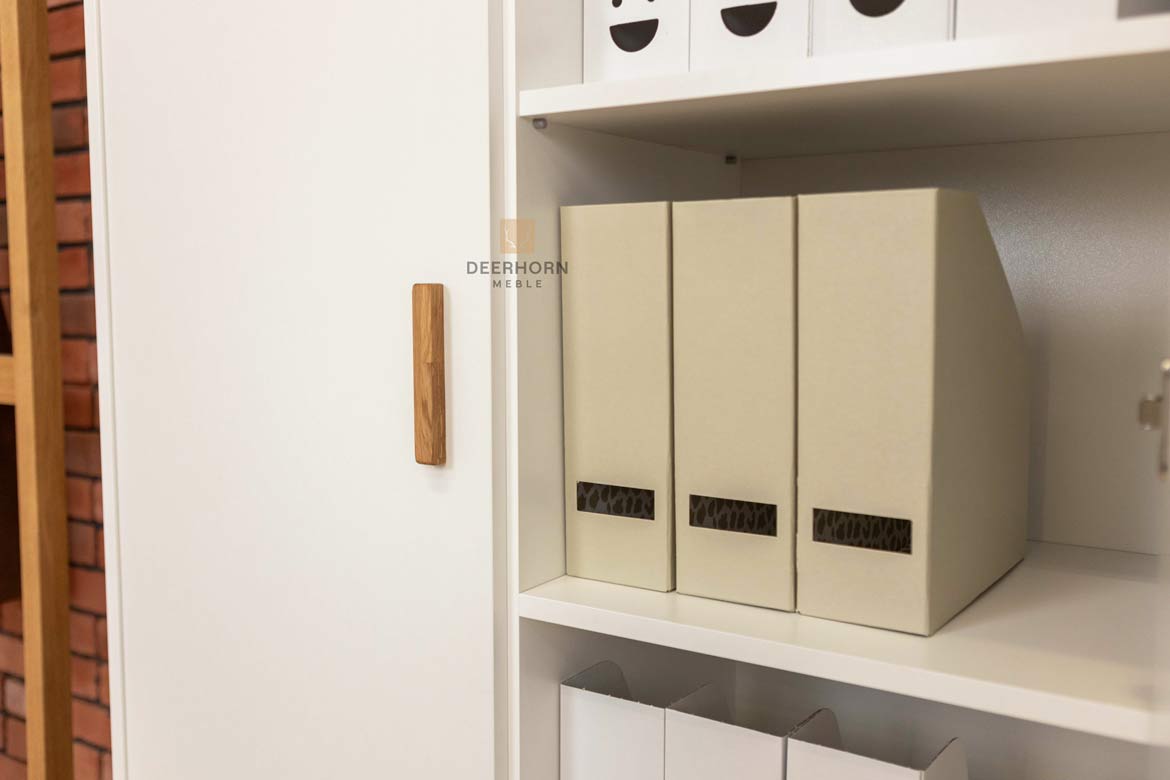 Moderner zweitüriger Kleiderschrank Workplace weiß