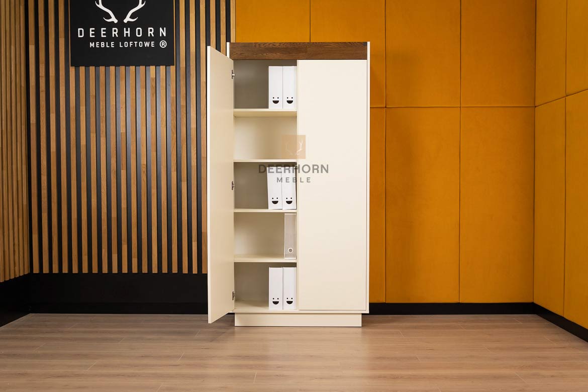 Zweitüriger Kleiderschrank mit Einlegeböden Prestige Office