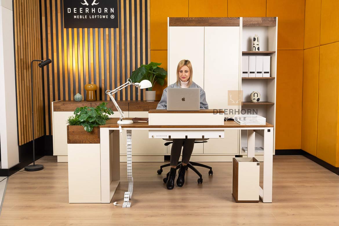 Zweitüriger Kleiderschrank mit Einlegeböden Prestige Office