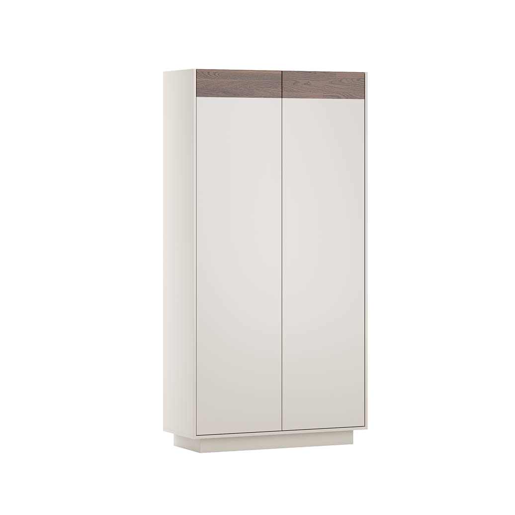Zweitüriger Kleiderschrank mit Einlegeböden Prestige Office