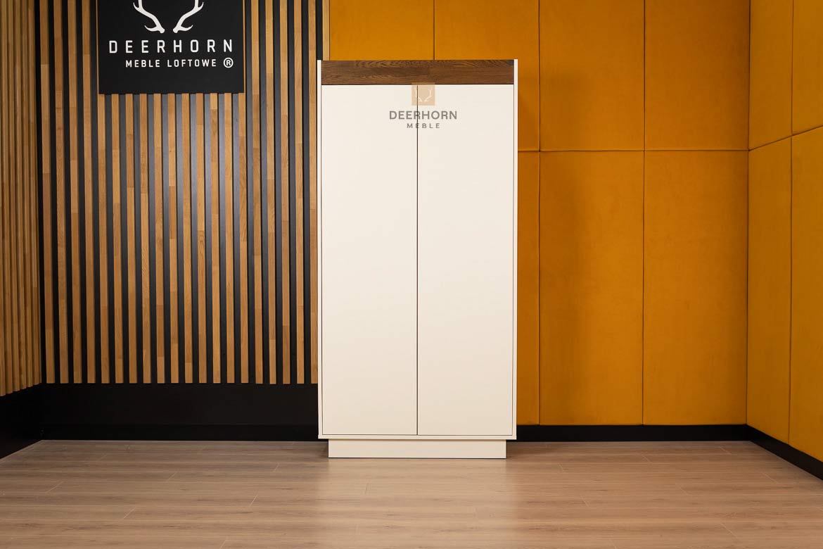 Zweitüriger Kleiderschrank mit Einlegeböden Prestige Office
