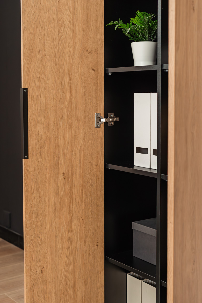 Büro-Aktenschrank, Holzdekor
