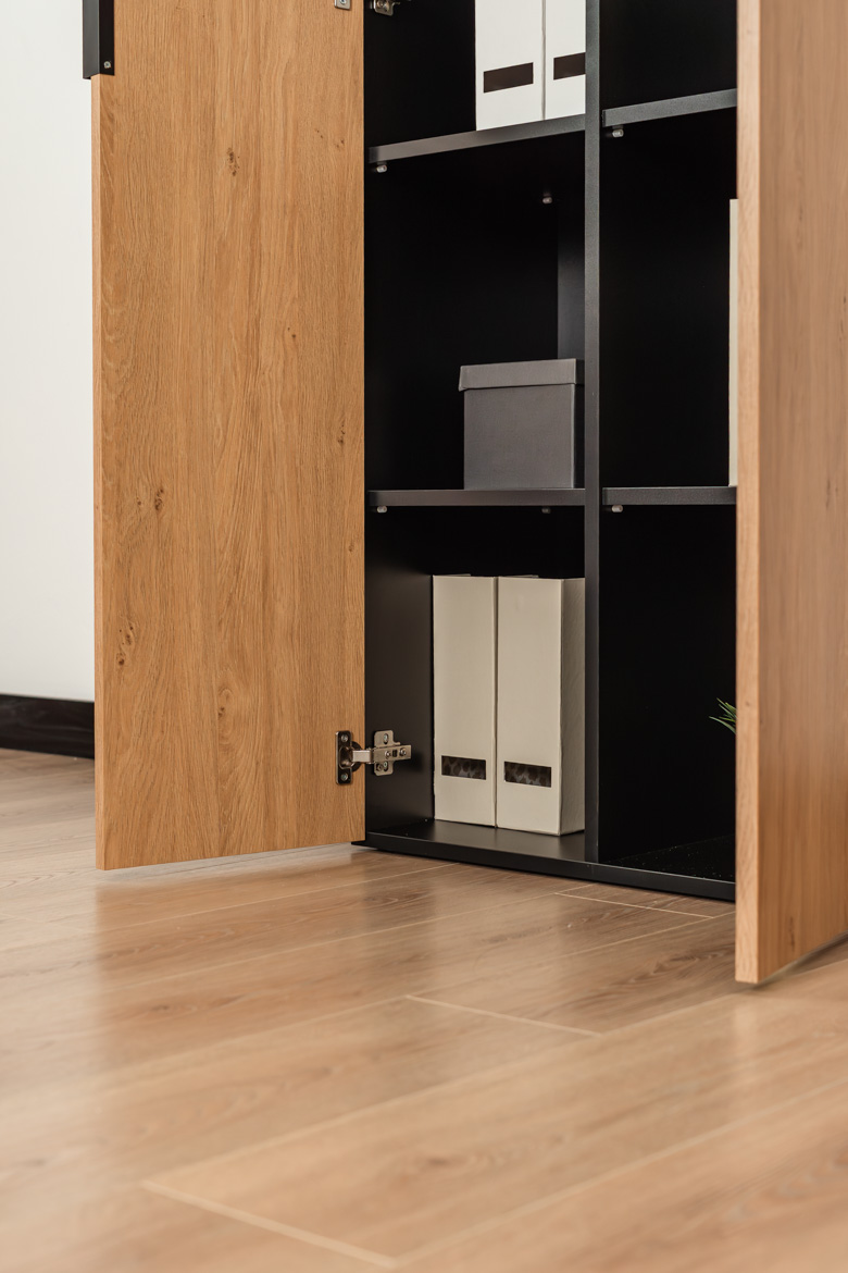 Büro-Aktenschrank, Holzdekor