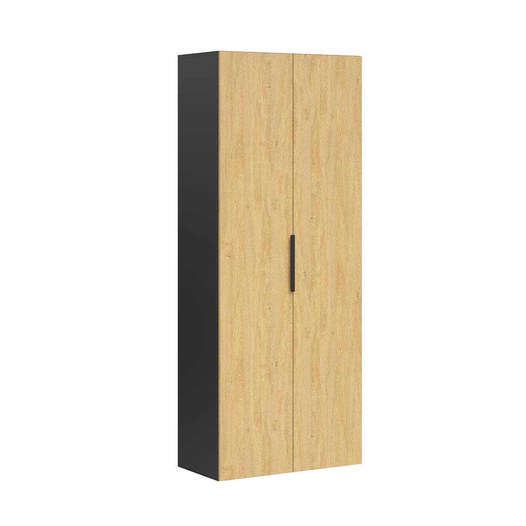 Büro-Aktenschrank, 2-türig, Holzimitation