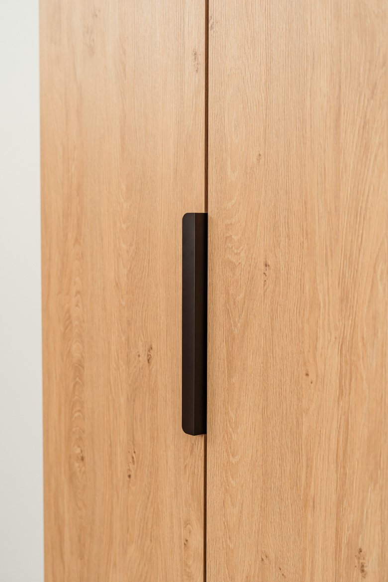 Büro-Aktenschrank, 2-türig, Holzimitation