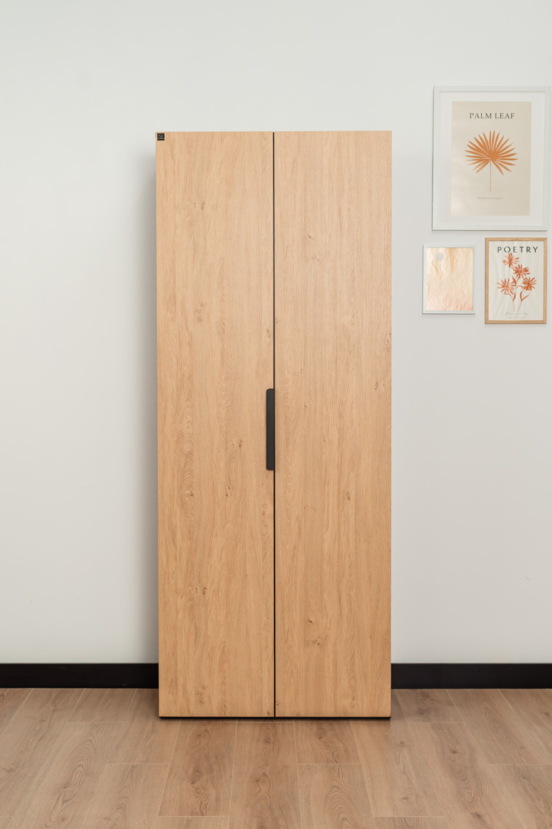 Büro-Aktenschrank, 2-türig, Holzimitation