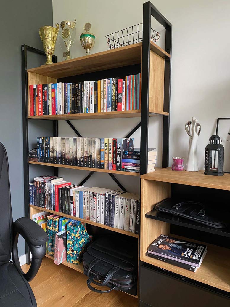 Bücherregal für Aktenordner oder Bücher loft office plus
