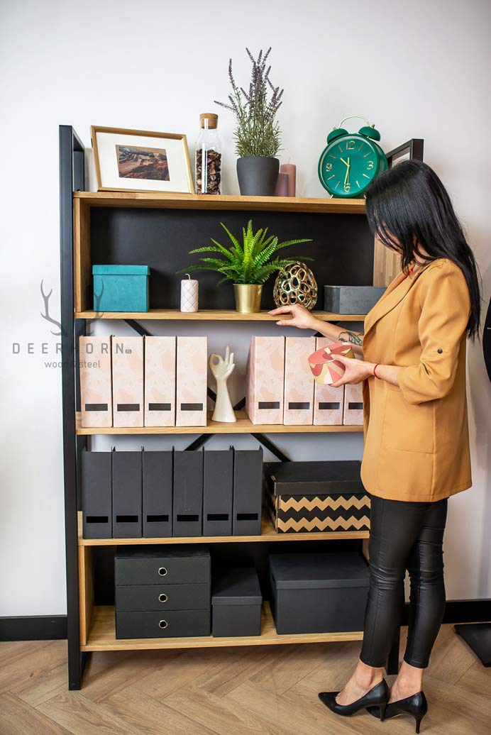 Bücherregal für Aktenordner oder Bücher loft office plus