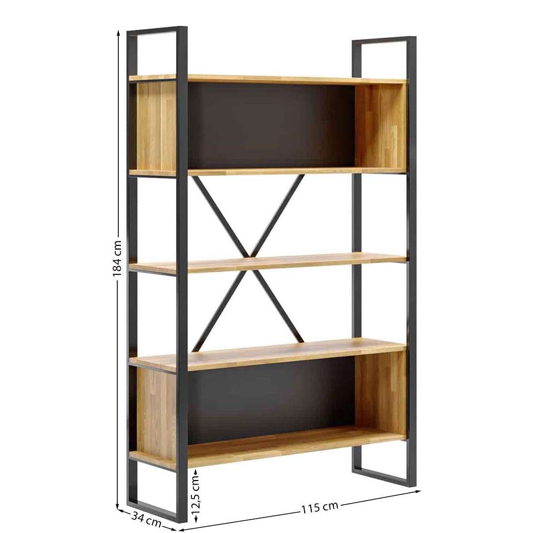 Bücherregal für Aktenordner oder Bücher loft office plus