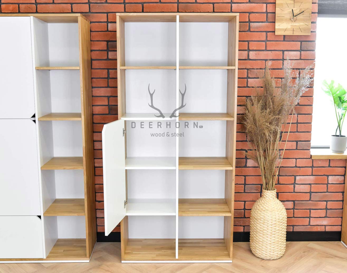 Weißer Büro-Aktenschrank aus der Active-Kollektion