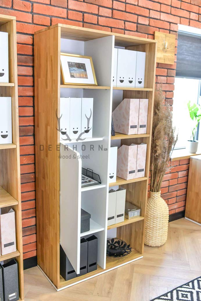 Weißer Büro-Aktenschrank aus der Active-Kollektion