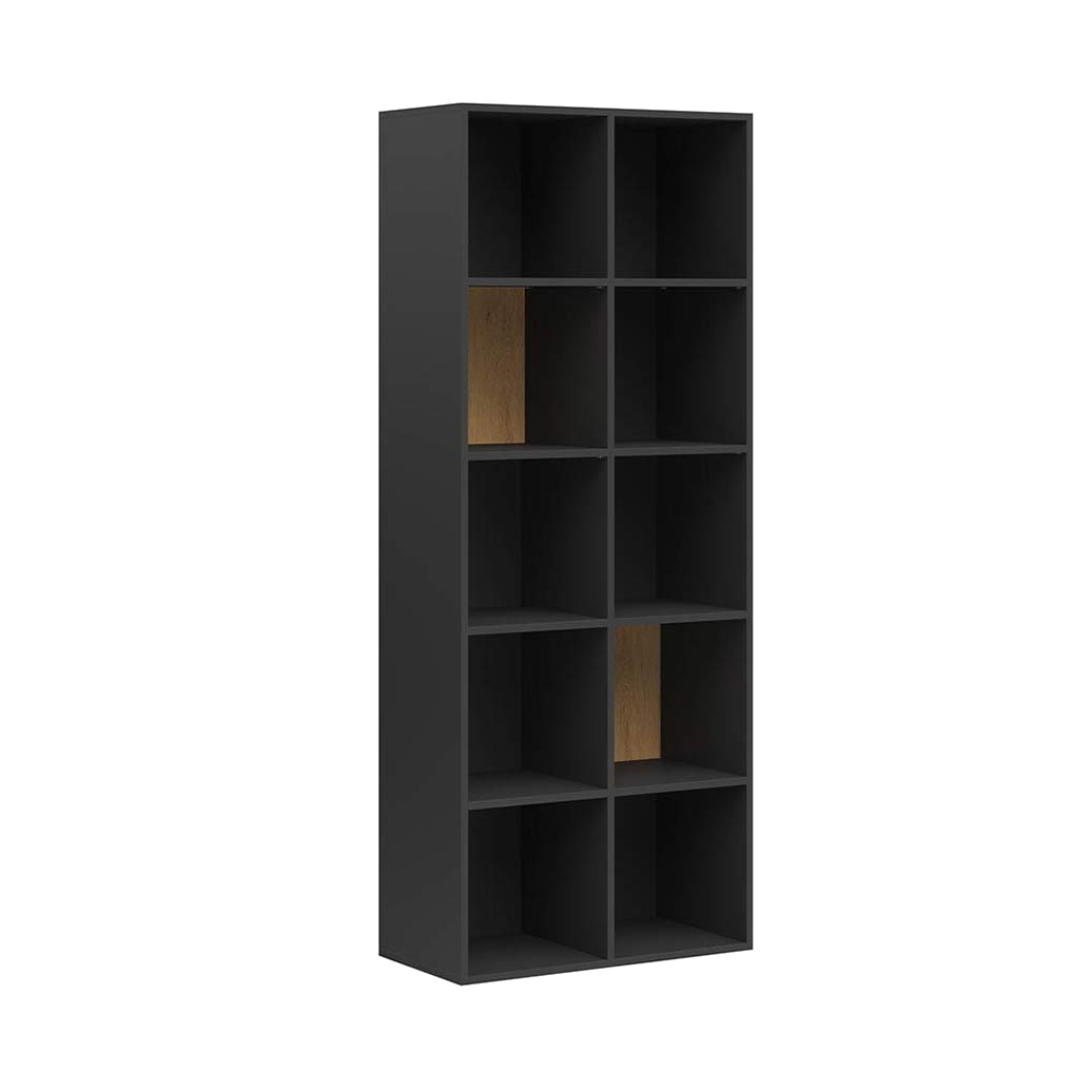 Symmetrisches Büro-Bücherregal für Dokumente und Ordner 80 cm