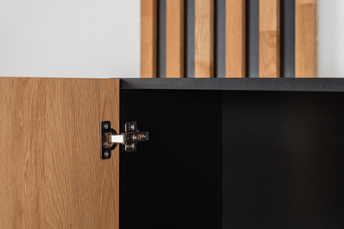 Halboffener Bücherschrank für Dokumente und Ordner 80 cm
