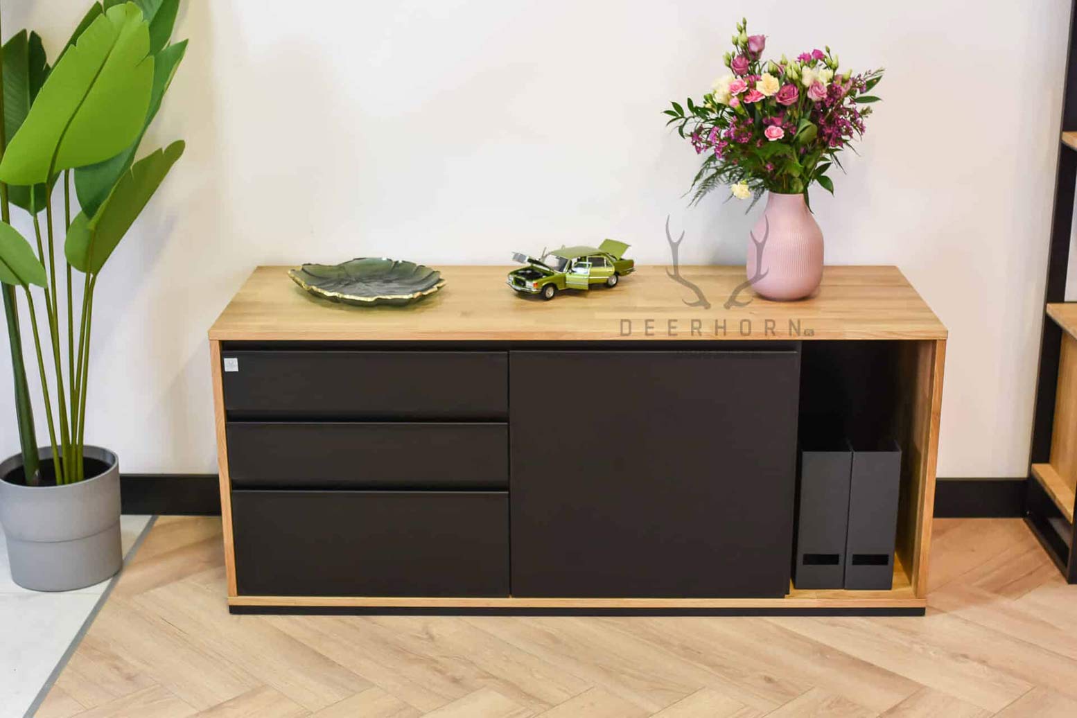 Bürounterschrank, Sockel mit Schubladen