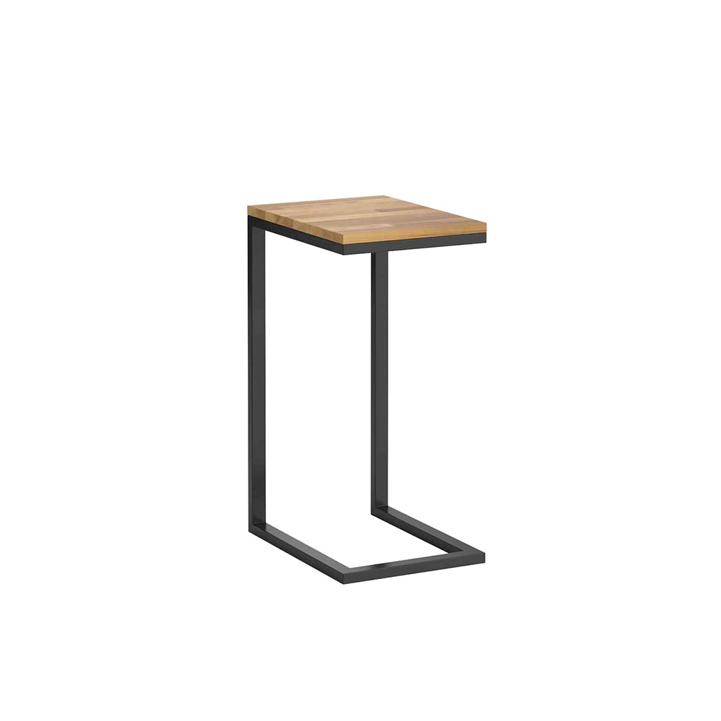 Loft Beistelltisch aus Holz und Metall