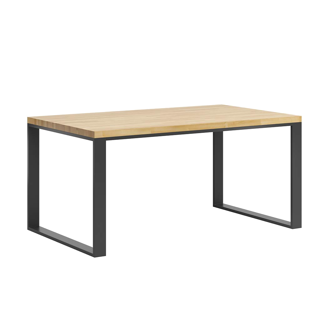 Industrietisch mit Holzplatte Loft-Inspirationen für 6 oder 8 Personen
