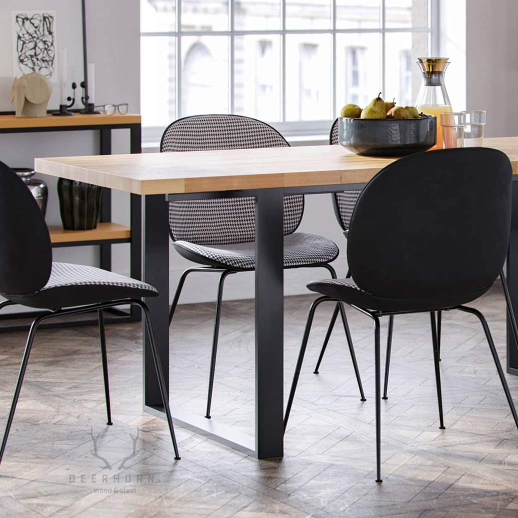 Tisch mit Erweiterungen 180x80cm. Holztisch ohne Erweiterungen 120×80