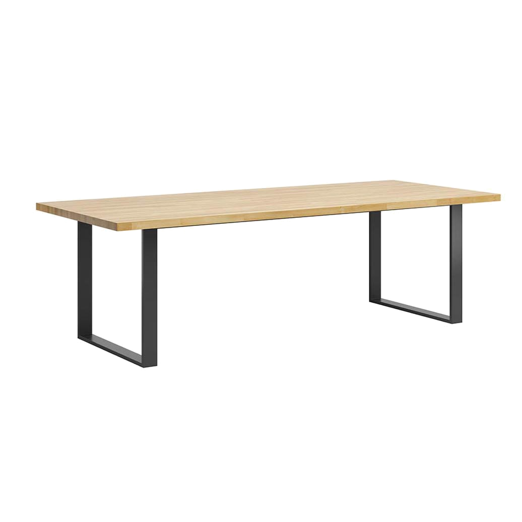 Tisch mit Holzplatte 250x100cm für acht Personen