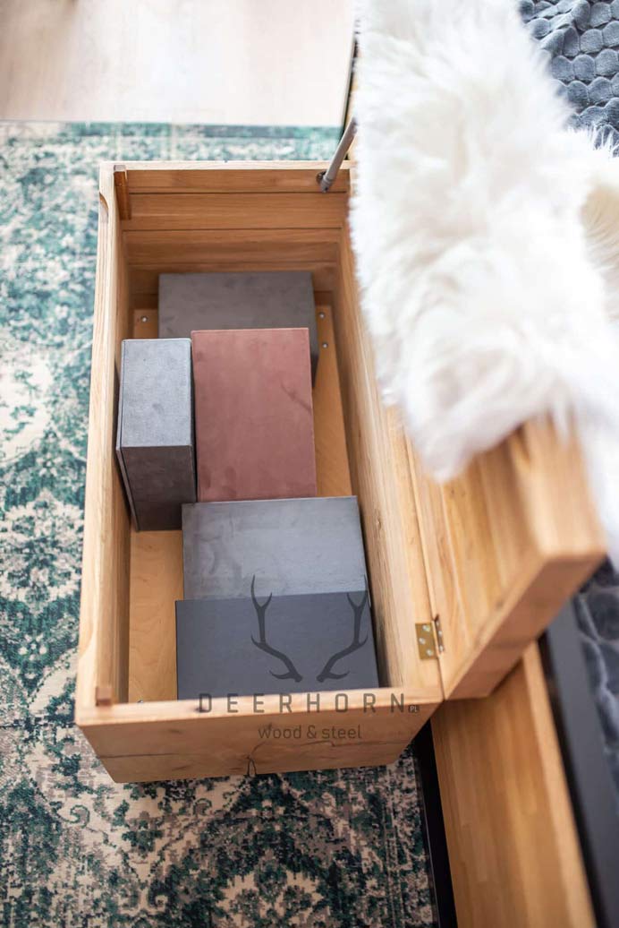 Holztruhe für Wohn- und Schlafzimmer für Spielzeug und andere Gegenstände