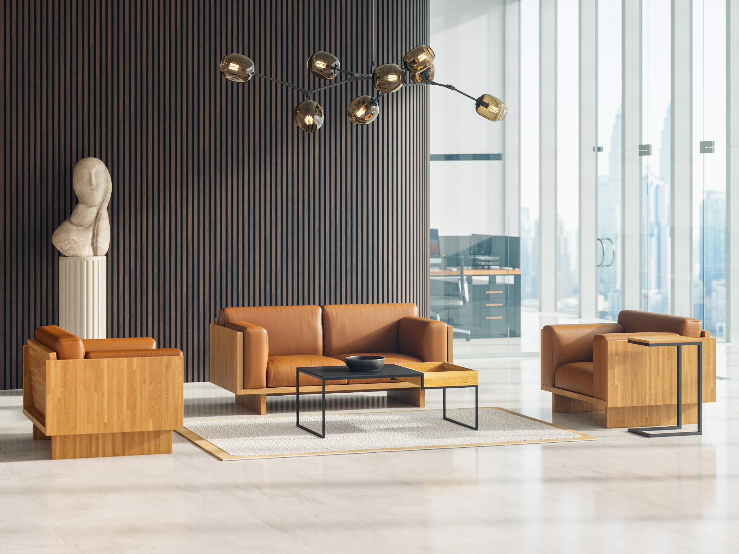 Sofa für Büro, Arbeitszimmer modern und minimalistisch