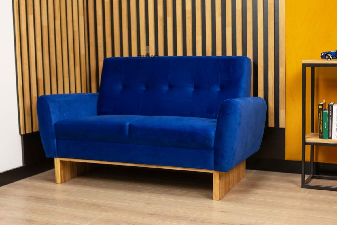 Kleines Sofa für Wartezimmer, Arbeitszimmer, Büro, gepolstert