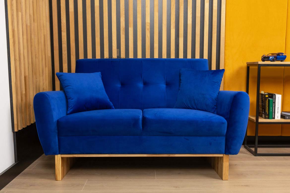 Kleines Sofa für Wartezimmer, Arbeitszimmer, Büro, gepolstert