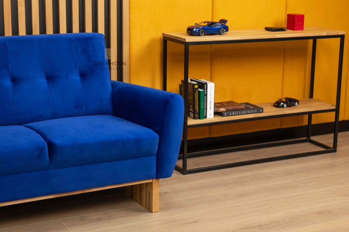 Kleines Sofa für Wartezimmer, Arbeitszimmer, Büro, gepolstert