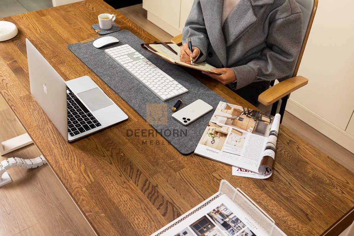 Tastatur-Pad. Maus- und Tastaturunterlage aus Filz