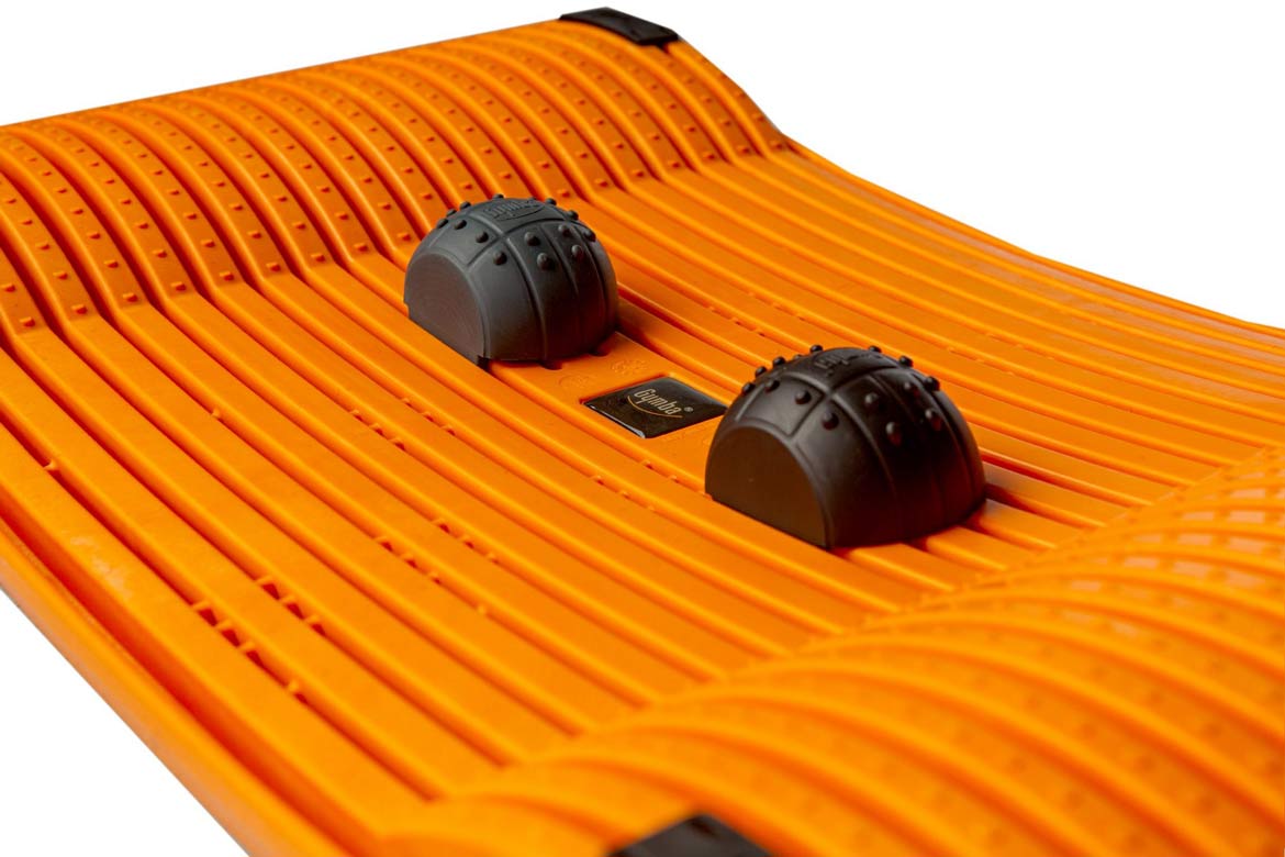 GYMBA Balance Board Fußstützen im Stehen und Sitzen
